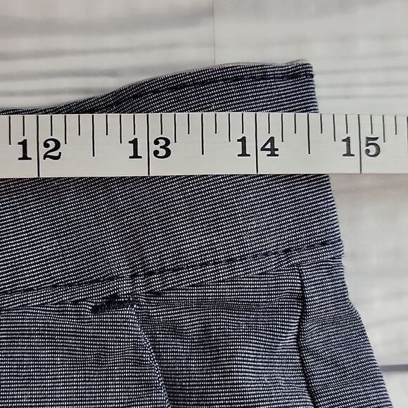 Lee platinum label straight leg trousers in blue grey Women's Size 4 short - Picture 12 of 14